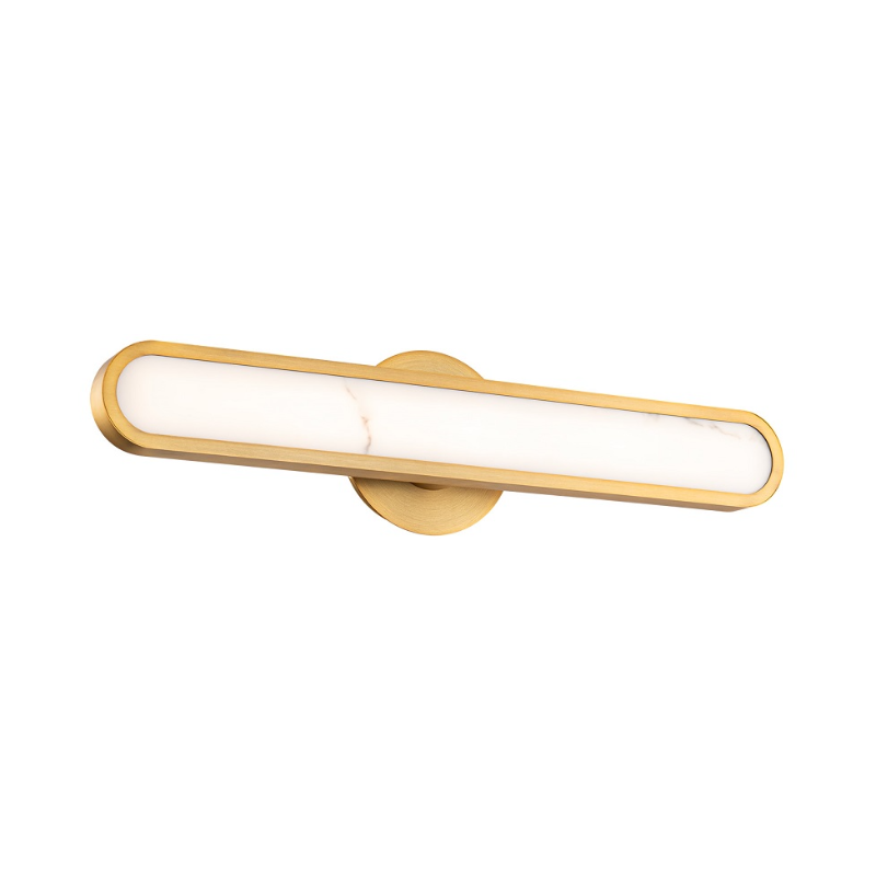 dweLED WS107624 Serena 1-lt 24" LED Vanity - Aged Brass
