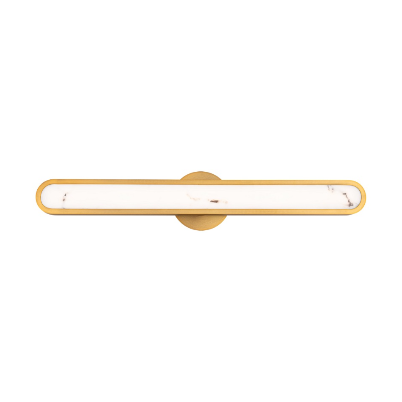 dweLED WS107633 Serena 1-lt 33" LED Vanity - Aged Brass