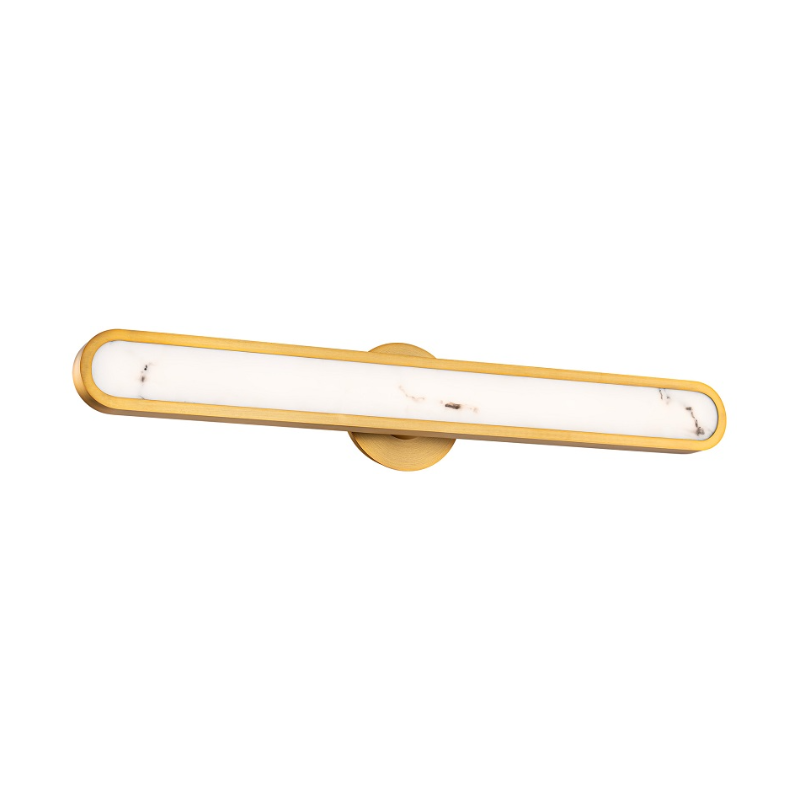 dweLED WS107633 Serena 1-lt 33" LED Vanity - Aged Brass