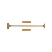 dweLED WS108624 Bifold 1-lt 24" LED Vanity - Aged Brass