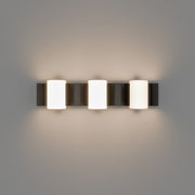 dweLED WS114624 Circle Line 3-lt 24" LED Vanity, 4CCT