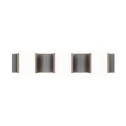 dweLED WS114624 Circle Line 3-lt 24" LED Vanity, 4CCT - Brushed Nickel