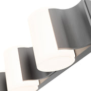 dweLED WS114624 Circle Line 3-lt 24" LED Vanity, 4CCT