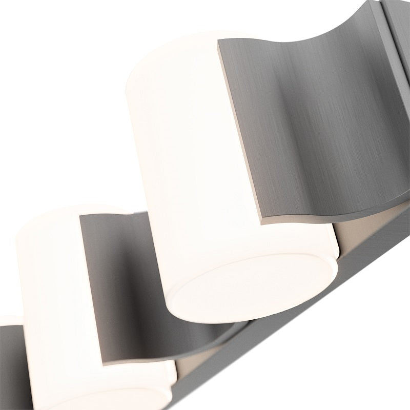 dweLED WS114624 Circle Line 3-lt 24" LED Vanity, 4CCT