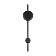 dweLED WS124628 Clocker 1-lt 28" Tall LED Wall Sconce, 4CCT - Black