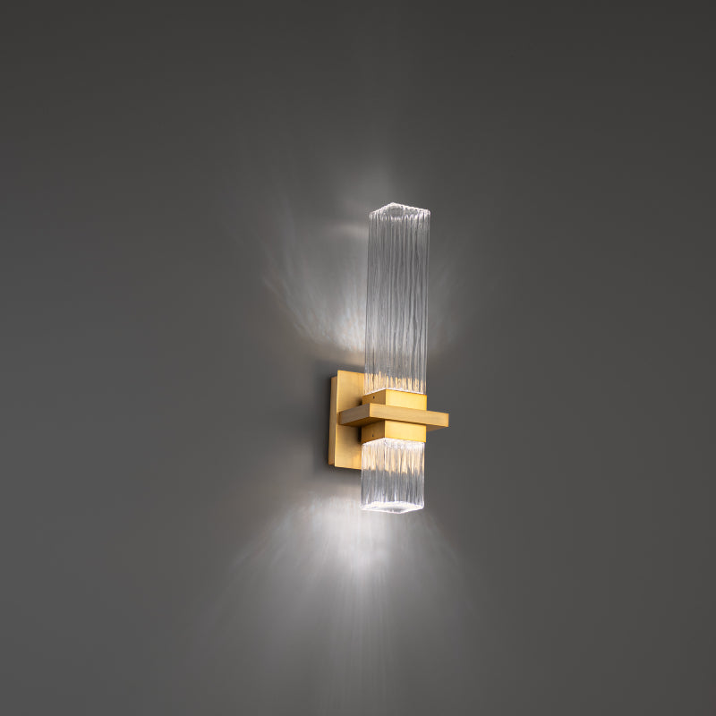 Modern Forms WS200615-TWA Cinaplex 1-lt 15" Tall LED Wall Sconce-Aged Brass