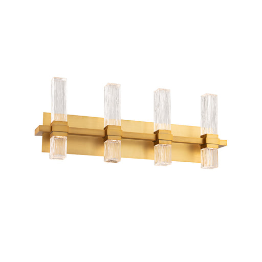Modern Forms WS200624-TWA Cinaplex 4-lt 25" LED Vanity Light-Aged Brass