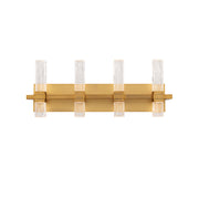 Modern Forms WS200624-TWA Cinaplex 4-lt 25" LED Vanity Light-Aged Brass