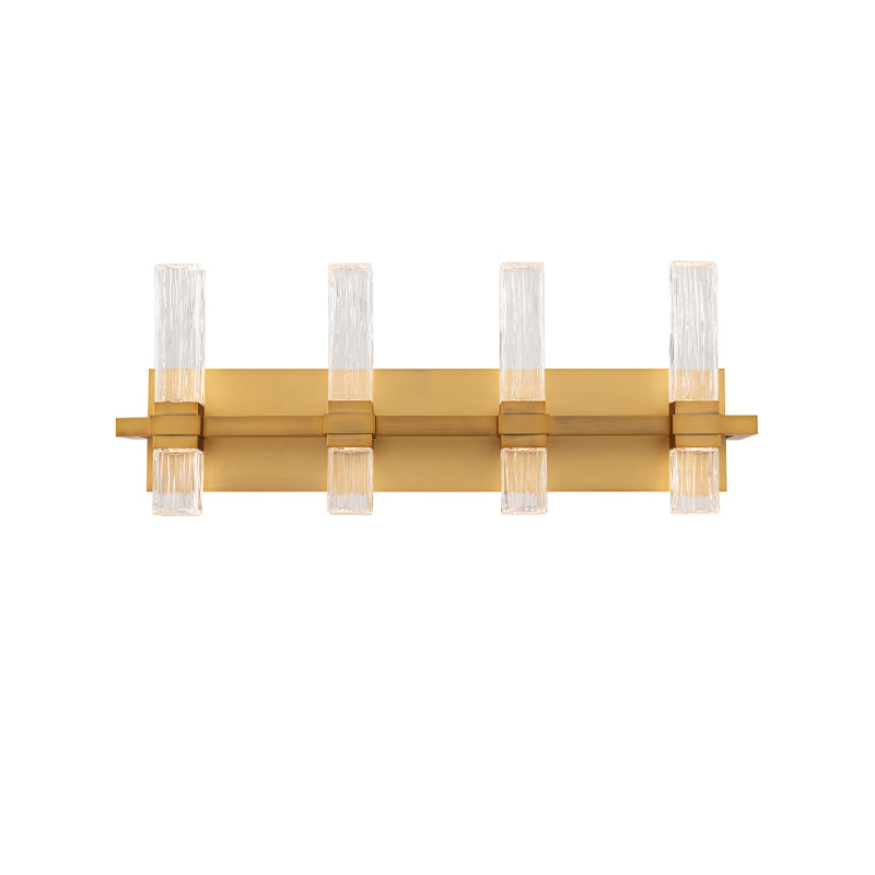 Modern Forms WS200624-TWA Cinaplex 4-lt 25" LED Vanity Light-Aged Brass