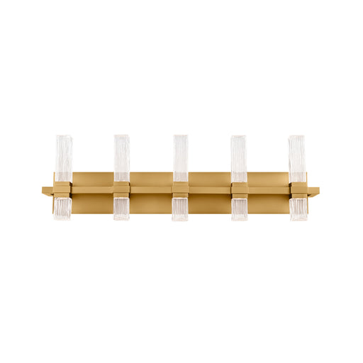 Modern Forms WS200631-TWA Cinaplex 5-lt 31" LED Vanity Light-Aged Brass