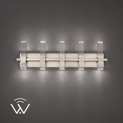 Modern Forms WS200631-TWA Cinaplex 5-lt 31" LED Vanity Light-Brushed Nickel