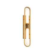 Modern Forms WS208625 Whitt 2-lt 25" Tall LED Wall Sconce, 4CCT Selectable-Aged Brass