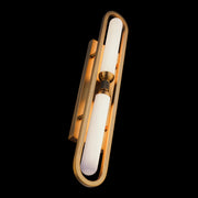 Modern Forms WS208625 Whitt 2-lt 25" Tall LED Wall Sconce, 4CCT Selectable-Aged Brass