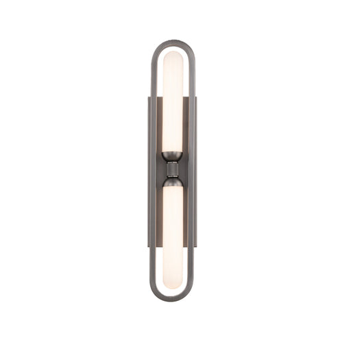 Modern Forms WS208625 Whitt 2-lt 25" Tall LED Wall Sconce, 4CCT Selectable-Antique Nickel