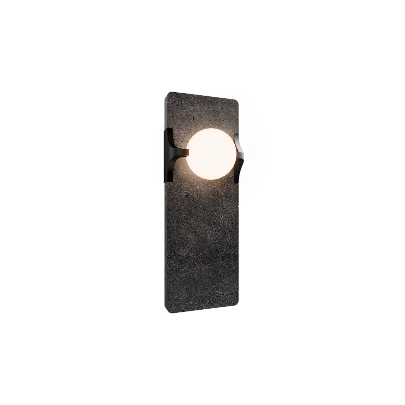 Modern Forms WS220614 Okemo 1-lt 14" Tall LED Wall Sconce, 4CCT Selectable-Basalt Stone/Black