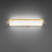 Modern Forms WS228628 Lena 1-lt 28" LED Vanity Light, 4CCT Selectable-Aged Brass