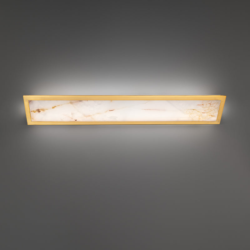 Modern Forms WS228636 Lena 1-lt 36" LED Vanity Light, 4CCT Selectable-Aged Brass