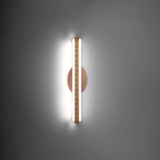 Modern Forms WS230620 Mainline 1-lt 20" LED Wall Sconce, 4CCT Selectable-Aged Brass