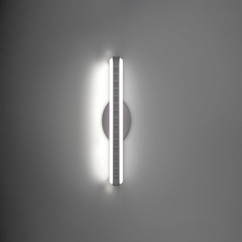 Modern Forms WS230620 Mainline 1-lt 20" LED Wall Sconce, 4CCT Selectable-Brushed Nickel