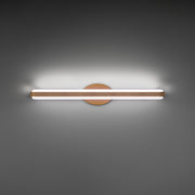 Modern Forms WS230628 Mainline 1-lt 28" LED Wall Sconce, 4CCT Selectable-Aged Brass