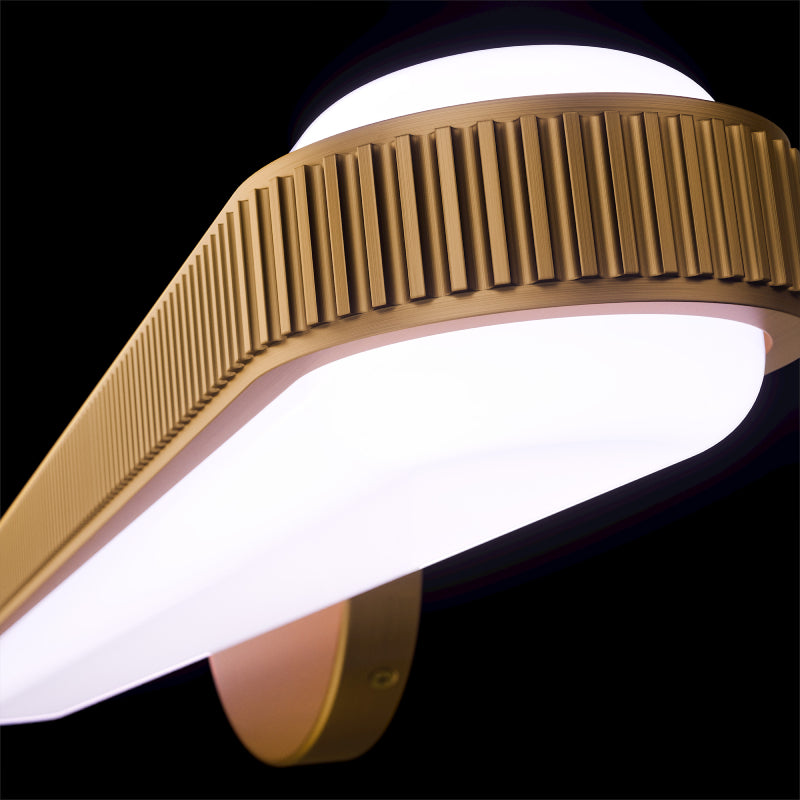 Modern Forms WS230628 Mainline 1-lt 28" LED Wall Sconce, 4CCT Selectable-Aged Brass