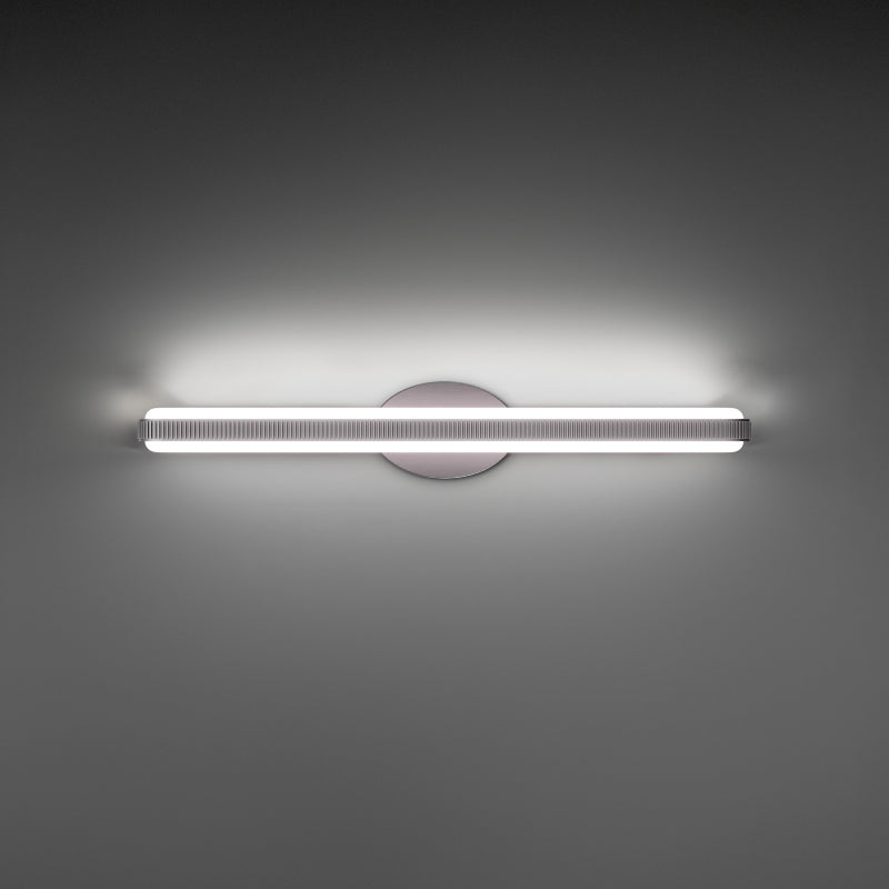 Modern Forms WS230628 Mainline 1-lt 28" LED Wall Sconce, 4CCT Selectable-Brushed Nickel