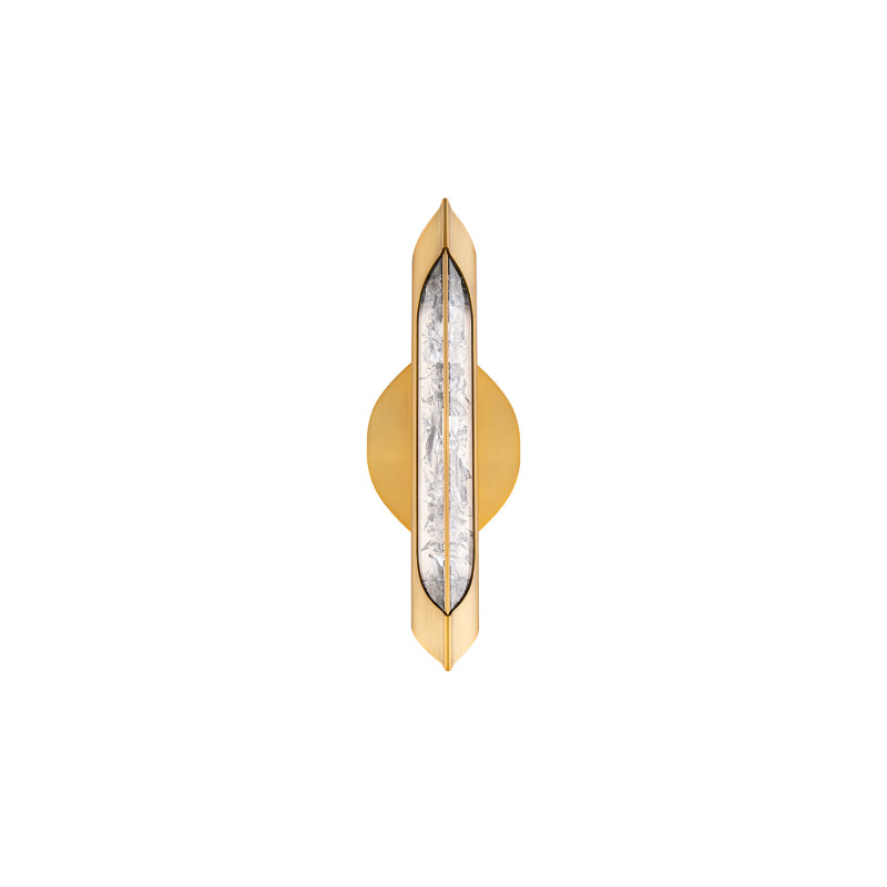 Modern Forms WS240616-TWA Hadleigh 1-lt 16" Tall LED Wall Sconce-Aged Brass