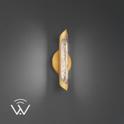 Modern Forms WS240616-TWA Hadleigh 1-lt 16" Tall LED Wall Sconce-Aged Brass