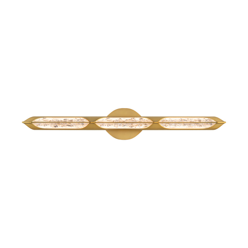 Modern Forms WS240632-TWA Hadleigh 3-lt 32" LED Vanity Light-Aged Brass