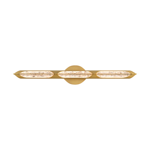Modern Forms WS240632-TWA Hadleigh 3-lt 32" LED Vanity Light-Aged Brass