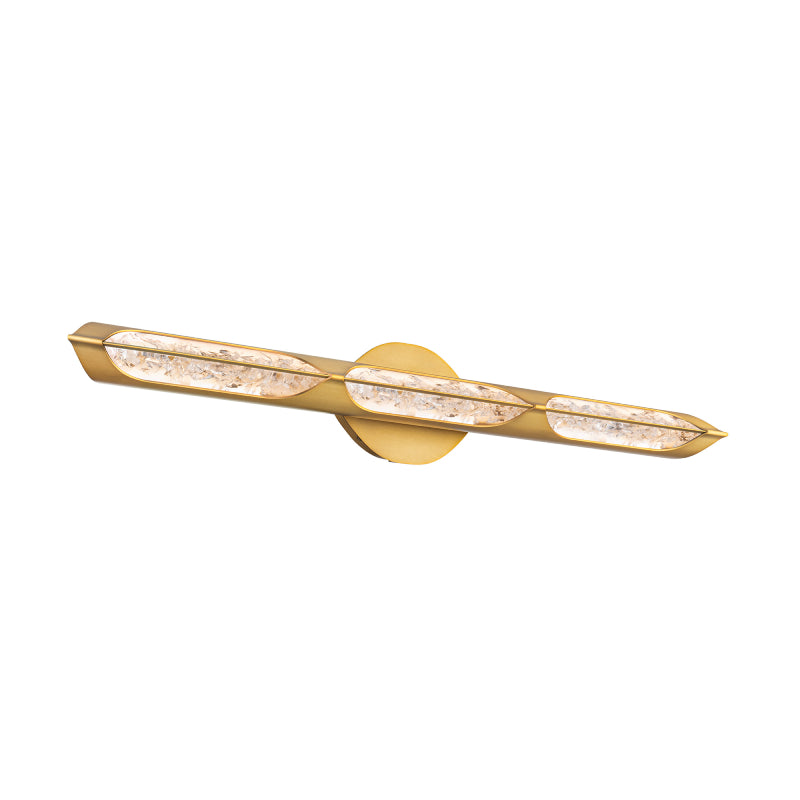 Modern Forms WS240632-TWA Hadleigh 3-lt 32" LED Vanity Light-Aged Brass
