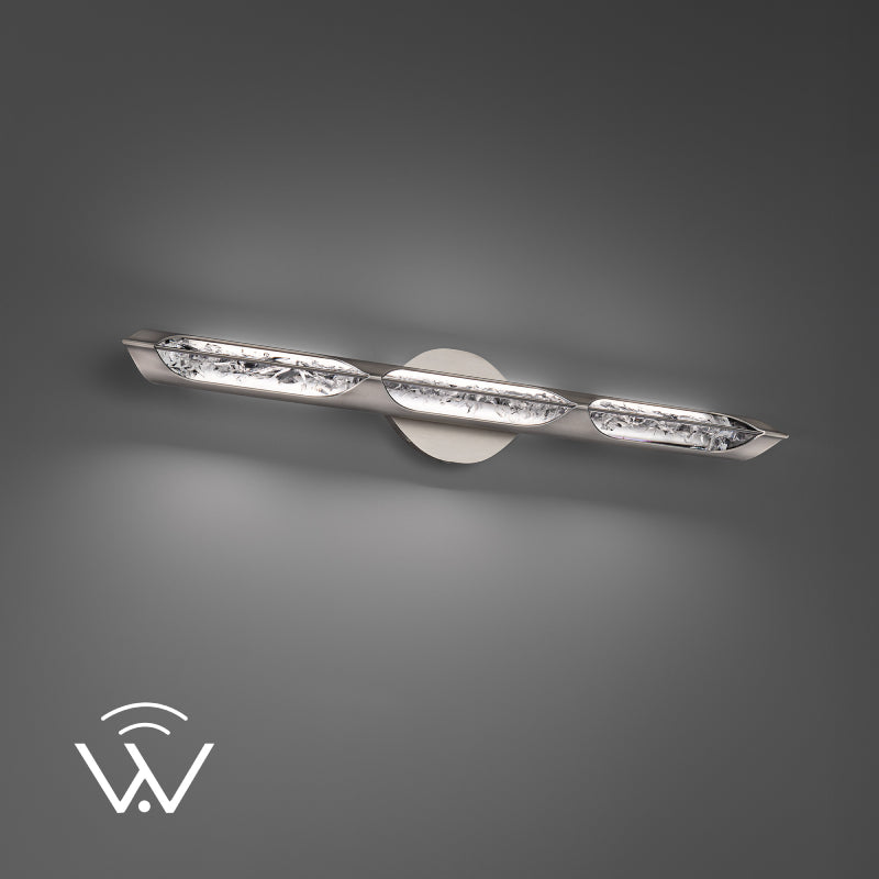 Modern Forms WS240632-TWA Hadleigh 3-lt 32" LED Vanity Light-Brushed Nickel