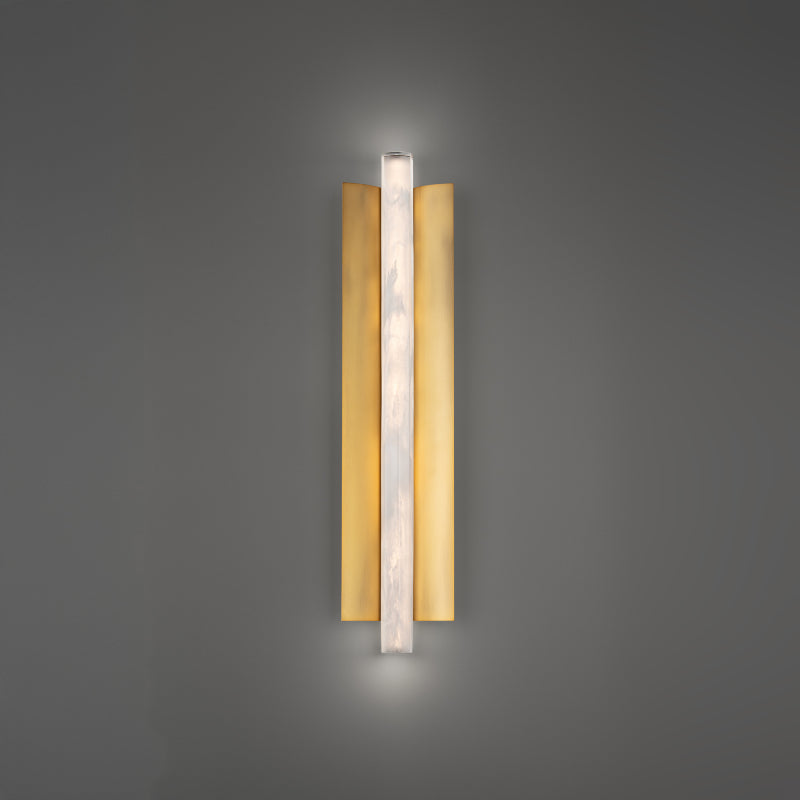 Modern Forms WS242624 Rapper 1-lt 24" Tall LED Wall Sconce-Aged Brass