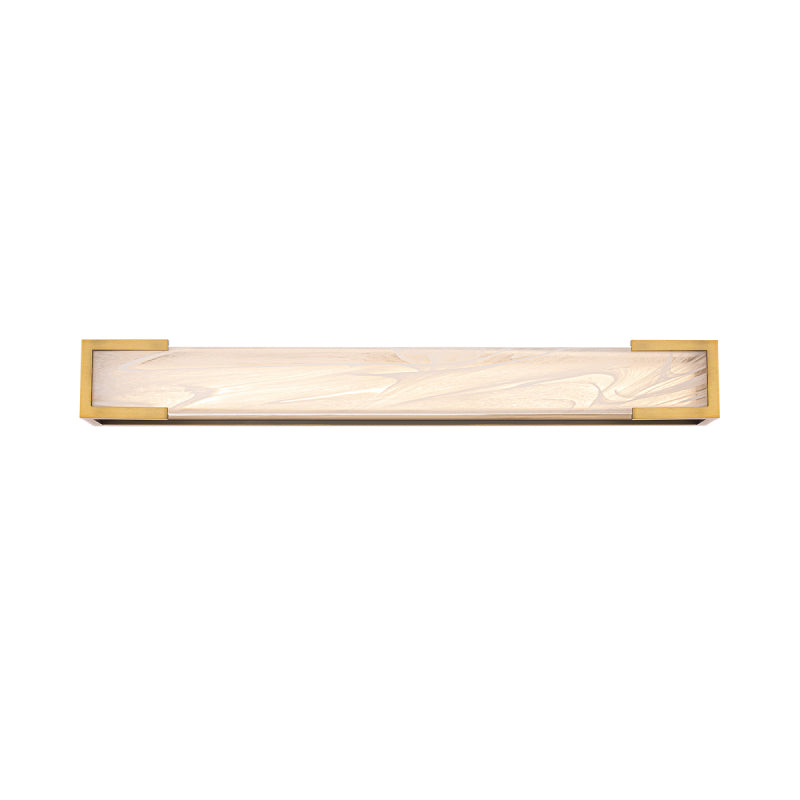 Modern Forms WS262624 Frozen Zone 1-lt 24" LED Vanity Light-Aged Brass