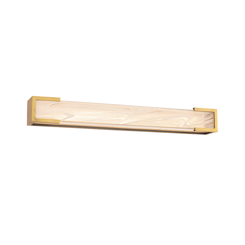 Modern Forms WS262624 Frozen Zone 1-lt 24" LED Vanity Light-Aged Brass