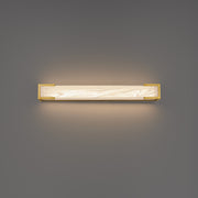 Modern Forms WS262624 Frozen Zone 1-lt 24" LED Vanity Light-Aged Brass