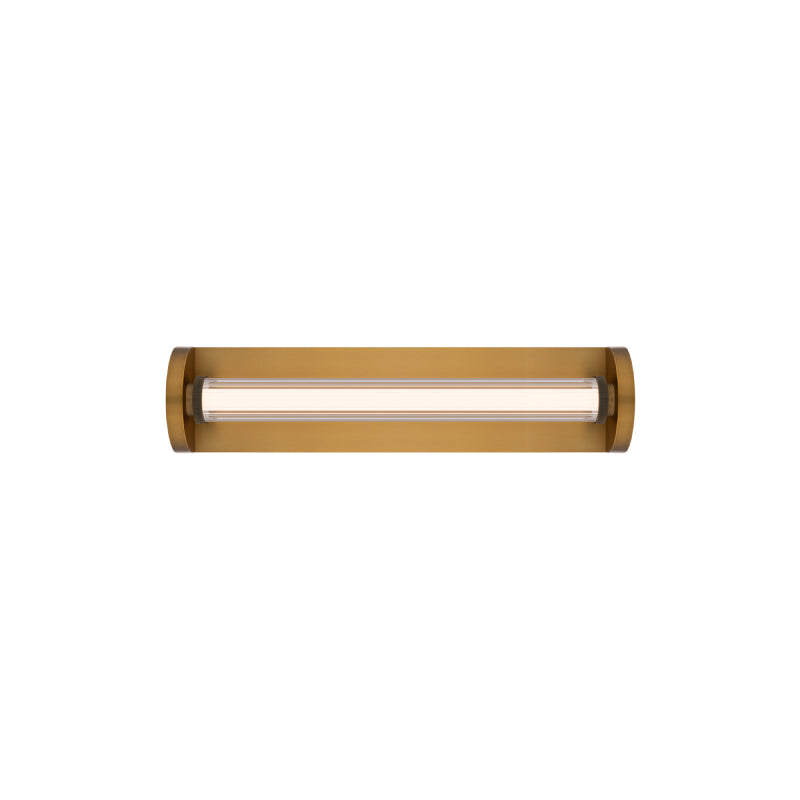 Modern Forms WS266620 Iconix 1-lt 20" LED Wall Sconce, 4CCT Selectable-Aged Brass
