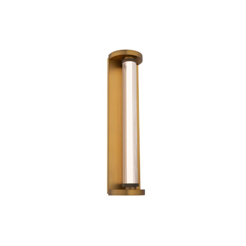 Modern Forms WS266620 Iconix 1-lt 20" LED Wall Sconce, 4CCT Selectable-Aged Brass