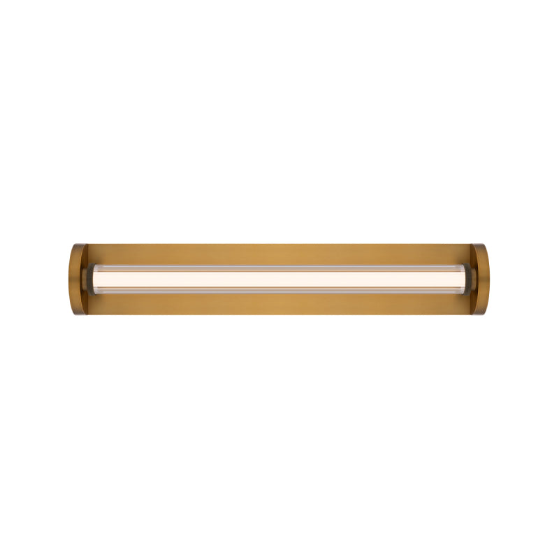Modern Forms WS266628 Iconix 1-lt 28" LED Wall Sconce, 4CCT Selectable-Aged Brass