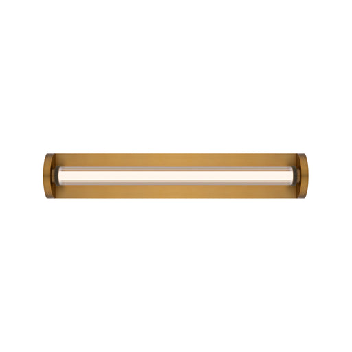 Modern Forms WS266628 Iconix 1-lt 28" LED Wall Sconce, 4CCT Selectable-Aged Brass