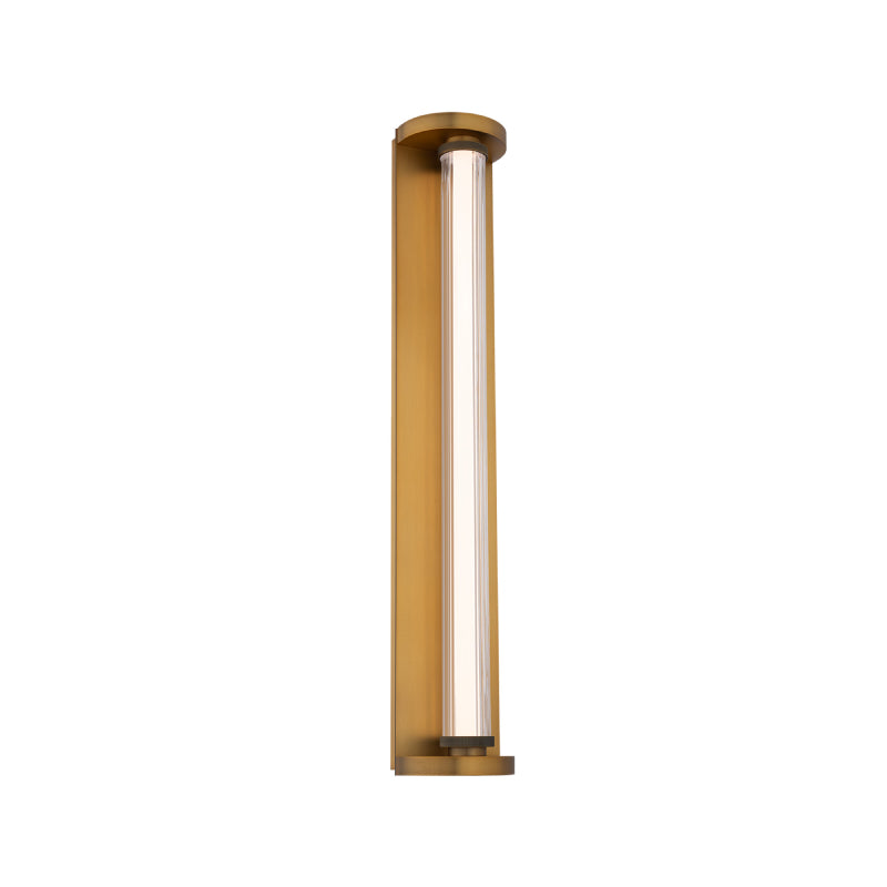 Modern Forms WS266628 Iconix 1-lt 28" LED Wall Sconce, 4CCT Selectable-Aged Brass