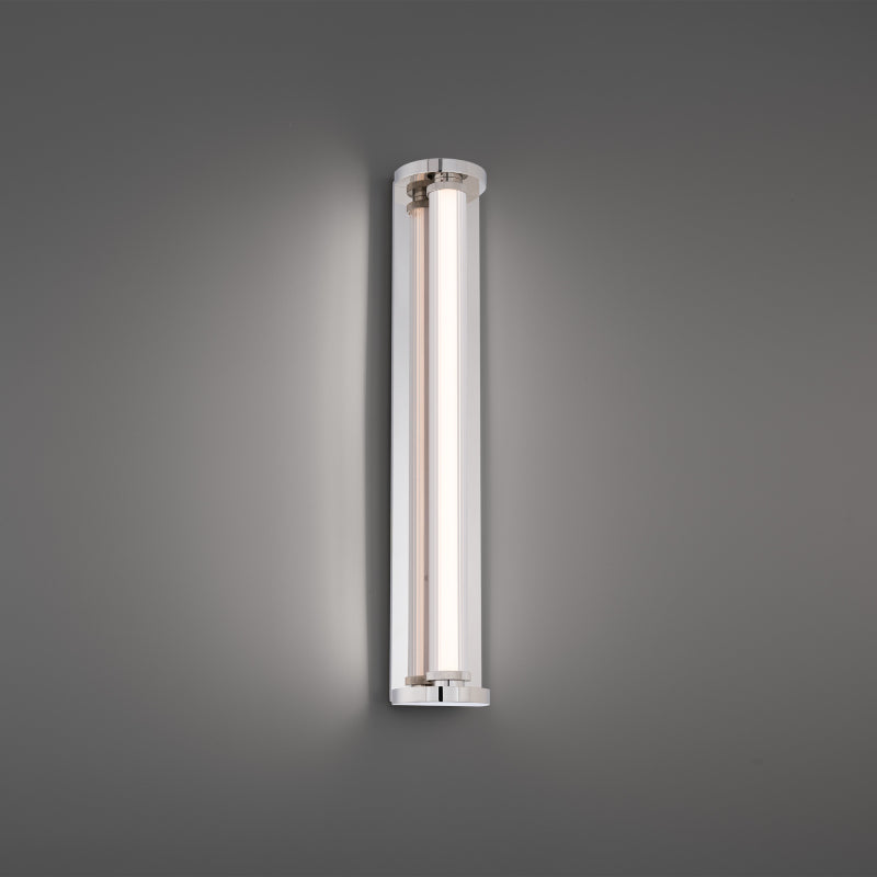 Modern Forms WS266628 Iconix 1-lt 28" LED Wall Sconce, 4CCT Selectable-Polished Nickel