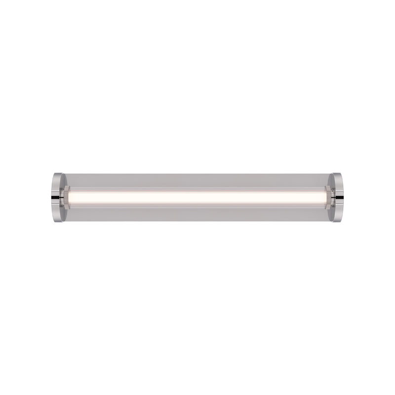 Modern Forms WS266628 Iconix 1-lt 28" LED Wall Sconce, 4CCT Selectable-Polished Nickel
