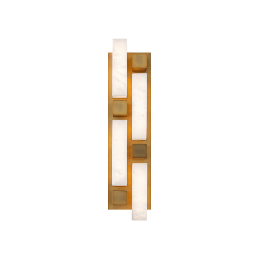Modern Forms WS268625 Voxxel 4-lt 25" Tall LED Wall Sconce-Aged Brass