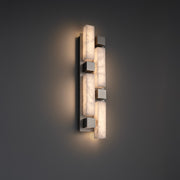 Modern Forms WS268625 Voxxel 4-lt 25" Tall LED Wall Sconce-Antique Nickel
