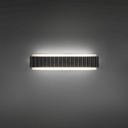 Modern Forms WS270619 Magnate 2-lt 19" LED Vanity Light, 4CCT Selectable-Basalt Stone/Black