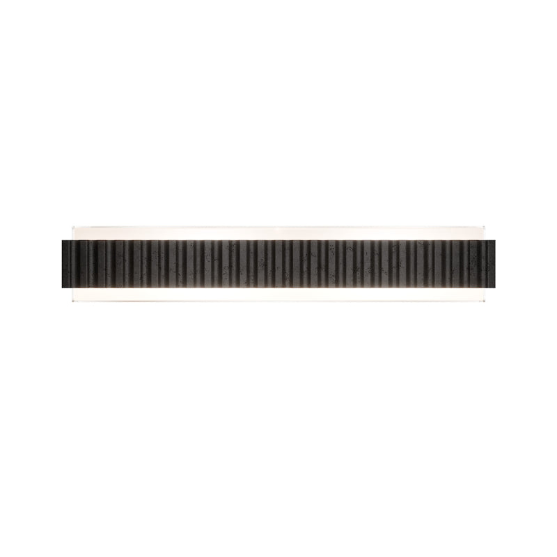 Modern Forms WS270627 Magnate 2-lt 27" LED Vanity Light, 4CCT Selectable-Basalt Stone/Black