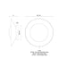 Kuzco WS77909 Cleo 1-lt 9" LED Wall Sconce