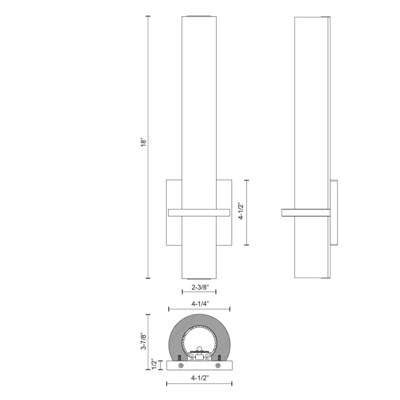 Kuzco WS83218 Bhutan 5" LED Wall Sconce