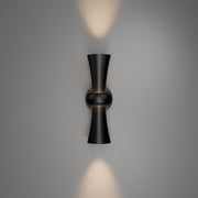 dweLED WSW106616 Fido 3-lt 16" Tall LED Outdoor Wall Sconce, 4CCT